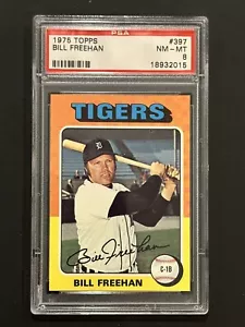 Bill Freehan 1975 Topps #397 PSA 8 - Imagen 1 de 2
