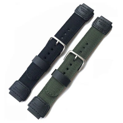 Nylon For Casio G-SHOCK AE1200wh 1300 SGW-300H 400 500 F91W F84 Watch Band Strap - Image 1 of 4