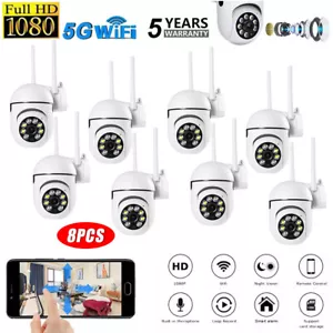 8x Wireless 5G WiFi Security Camera System Smart Outdoor Night Vision Cam 1080P - Picture 1 of 21