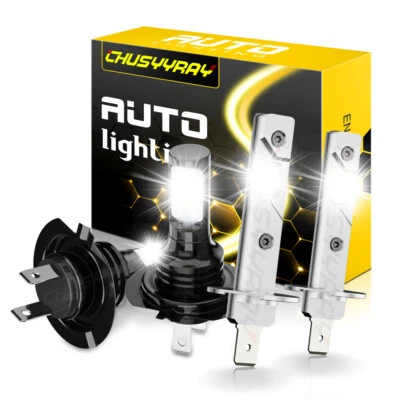 Combo faros LED altos bajos 6000K para Kia Sorento 2003-2006 H7 H1 4x kit de bombillas Foto 1 de 4