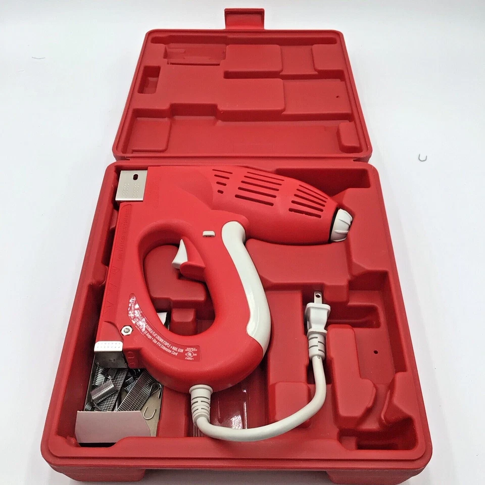 Arrow E21 Staple Gun Stapler & Nail Gun Kit Electromatic UNTESTED PARTS - Image 1 of 4