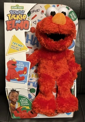 2021 Sesame Street Tickliest Tickle Me Elmo Belly & Tickle Toes Brand New In Box - Image 1 of 4