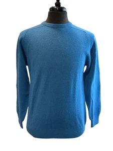 Braemar for The Scotch House Mens 40 Blue 100% Lambswool Pullover Sweater READ - Picture 1 of 7