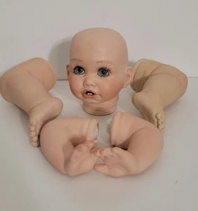 Porcelain Doll Kit - Painted from Mold by Doll Artist Cindy Rolf-Marschner - Picture 1 of 5