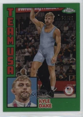 2024 Chrome US Olympic & Paralympic Team and Hopefuls 1984 Topps /99 Kyle Dake - Image 1 of 2