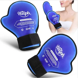 Hot Cold Therapy Hand Ice Pack Gloves Full Coverage For Arthritis Chemo Carpal - Picture 1 of 20