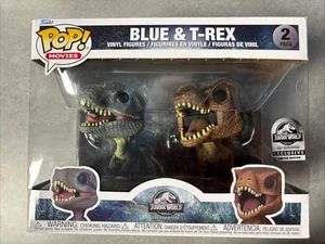 Funko Pop! 2er Pack Jurassic World The Exhibition Exclusive Ltd Ed Blue And T-Rex - Bild 1 von 6