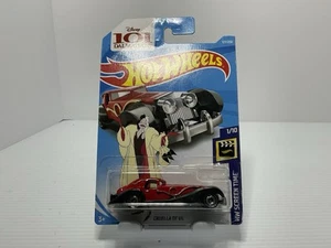 Hot Wheels 2018 Disney CRUELLA DE VIL 101 Dalmations 1/10 Personaggio Iconico Auto - Foto 1 di 4