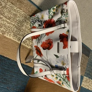 Dana Buchman Purse Handbag Pre-Owned Excellent Condition Floral Design - Picture 1 of 10