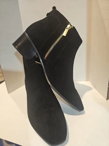 Schwarze Talbots Wildleder-Booties Damengröße 9,5 - Bild 1 von 6