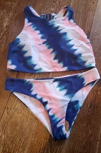 Damen Badeanzug 2-teilig, groß, mehrfarbig  - Bild 1 von 2