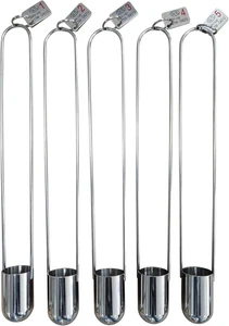 Zahn Viscosità ad Immersione Viscosità Coppa 44Ml Volume Tazza (1#/2#/3#/4#/5#) per Tes - Foto 1 di 5