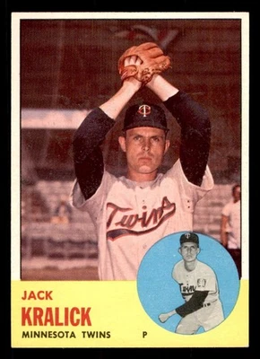 1963 Topps Baseball #448 Jack Kralick NM/MT *g1 - Image 1 of 2
