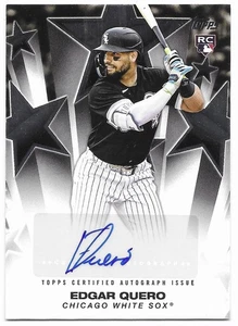 2025 Topps Update Baseball Stars Auto Edgar Quero (#BSAU-EQ) White Sox RC - Picture 1 of 2