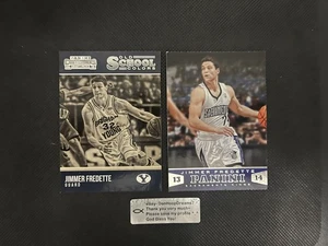 Jimmer Fredette ¡Lote de jugadores de la NBA! 2 tarjetas de baloncesto diferentes, sin duplicados - Imagen 1 de 2