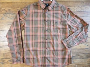 Mountain Hardwear Flanellhemd Herren Small Langarm kariert Knopfleiste Wandern - Bild 1 von 8