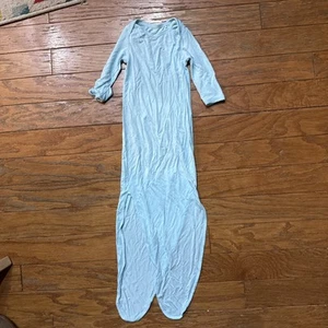 Little Sleepies Mint Bamboo Infant Knotted Gown - Picture 1 of 3