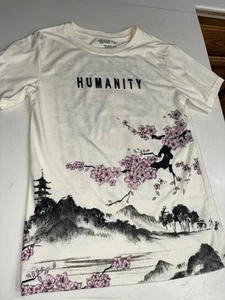 Camiseta G Star Humanity Hombre Pequeña Tokio Japón Flores de Cerezo - Imagen 1 de 4