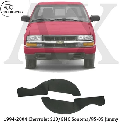 New Front Fender Liners For 1994-2004 Chevrolet S10 / GMC Sonoma / 95-05 Jimmy - Изображение 1 из 4