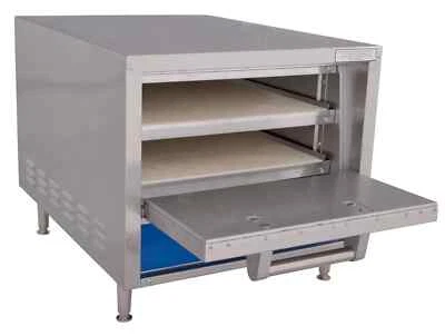 Horno eléctrico forrado de ladrillo Bakers Pride P22-BL encimera con cubiertas de 2 - 21" Foto 1 de 2