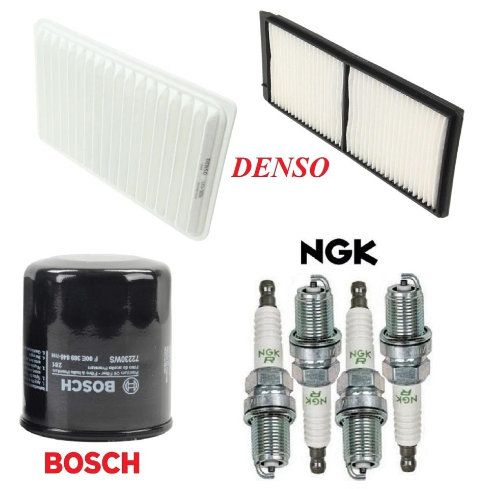Kit de puesta a punto filtros de aceite de cabina de aire bujías para MAZDA 2 L4 1,5 L 2011-2014 Foto 1 de 1