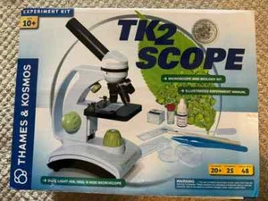 Thames & Kosmos TK2 Scope & Biology Kit NEW OPEN BOX       SCOPE-1 - Picture 1 of 7