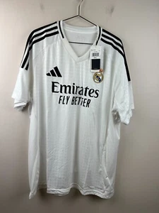Real Madrid Home Jersey 2024/25 Adidas Men's 2XL White NWT Soccer Football Shirt - Picture 1 of 7