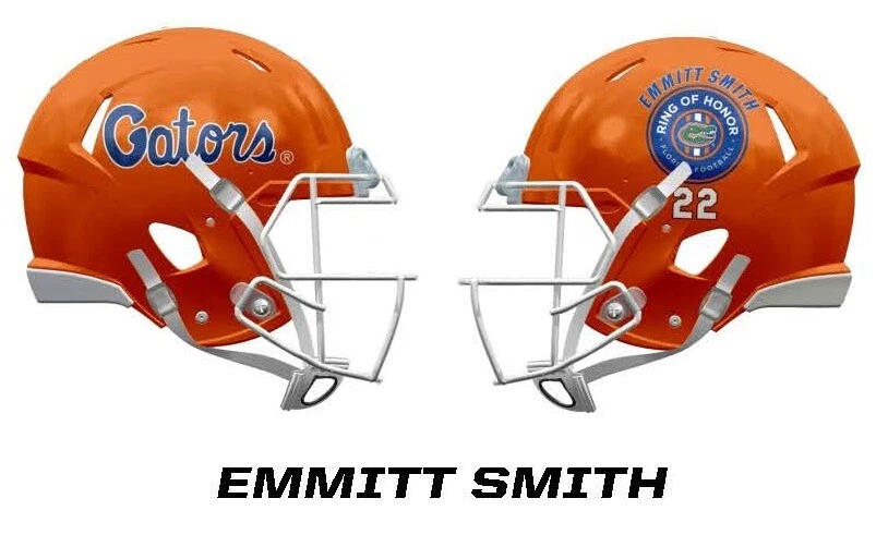 Mini casco de fútbol americano Florida Gators Emmitt Smith anillo de honor velocidad Foto 1 de 1