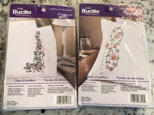 BUCILLA SPECIAL EDITION Stamped Embroidery Crewel Two Sets NOS - Picture 1 of 6
