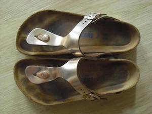 Birkenstock Gizeh 38 normal Softfootbed Leder Copper, nicht sehr oft getragen, n - Bild 1 von 4