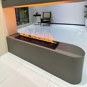 Electric Fireplace - 3D LED Water Vapor Atomizing - Single Color - 120 cm - Picture 1 of 9