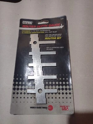 Empire Level Mfg. Corp. Vintage Router Depth Gauge #103 USA NOS - Image 1 of 4