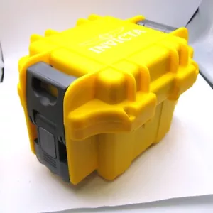 Invicta Yellow Hard Case Watch Box Holder For Parts Sold As Is - Picture 1 of 2