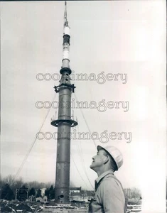 1965 Pressefoto Wasserturm Bau Fairfax County Virginia - Bild 1 von 2