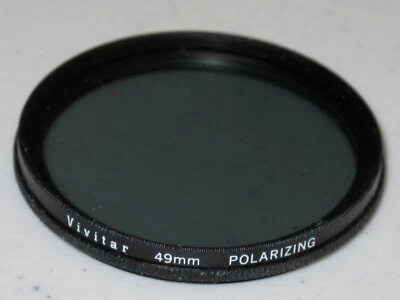 49mm Vivitar Linear Polarizing Filter Ultra Slim Excellent  +++      #49u-mxt - Image 1 of 2