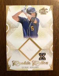 2023 Leaf Trinity Baseball Luke Adams Rookie Relics RC #RR-34 - Bild 1 von 2