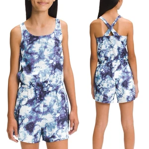 THE NORTH FACE Girls' Printed Amphibious Class V Romper Purple Cloud M 10/12 - Picture 1 of 11