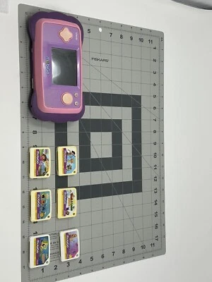 VTech MobiGo Handheld Electronic Learning Game 6 Games Blue Battery Cover - Image 1 of 4