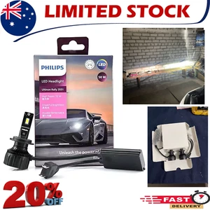 Philips LED H7 Ultinon Rally 3551 Max Power 50W 4500LM Car Headlight 6500K White - Picture 1 of 7