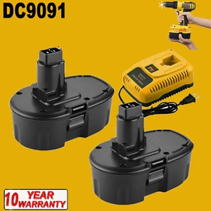 4.8Ah 14.4V For DEWALT DC9091 XRP Battery DW9091 DW9094 DE9091 DE9092 Charger - Picture 1 of 14