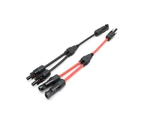 Y Branch Cable Connectors Male Female Solar Panels PV Adapter Cable IP67 - Picture 1 of 11