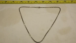 Vintage Sterling Silver .925 Necklace Long-Box Chain 16" Gentle Patina - Picture 1 of 6