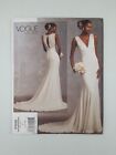 Vogue Sewing Pattern V1032 Misses Wedding Evening Dress Pattern Size 6-10 NEW