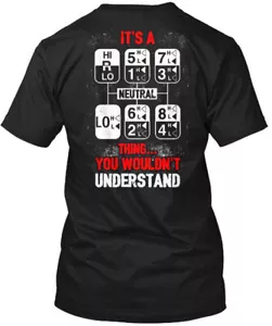 Camiseta neutral Truck Driver Understand Trucker hecha en EE. UU. talla S a 5XL - Imagen 1 de 1