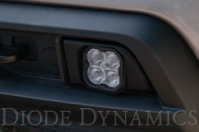 SS3 LED 雾灯适用于 20-23 雪佛兰索罗德 2500/3500 高清运动带琥珀色背光 — 第 1/4 张图片