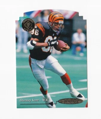 1995 SP Championship Die Cuts #77 Darnay Scott Cincinnati Bengals San Diego St - Image 1 of 2
