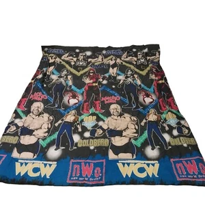 WCW blanket New World Order comfort Savage Goldberg 1998 Hulk Hogan nWo 72x86 - Picture 1 of 6