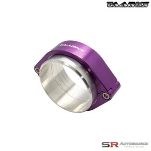 Taarks Intercooler Pipe Clamshell Weld On Clamp - 3in Stainless - Purple - Picture 1 of 1