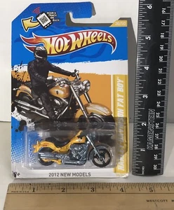 2011 Hot Wheels New Models Harley Davidson Fat Boy Motorcycle #30/247 1/64 - Picture 1 of 3