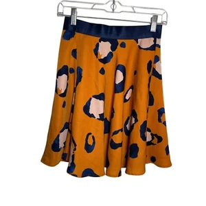 3.1 Phillip Lim x Target Skirt Women's 2 A Line Cheetah Career Mini Short Preppy - Picture 1 of 10